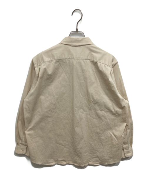 YAECA（ヤエカ）YAECA (ヤエカ) COMFORT SHIRT RAGLAN WIDE ベージュ サイズ:XSの古着・服飾アイテム