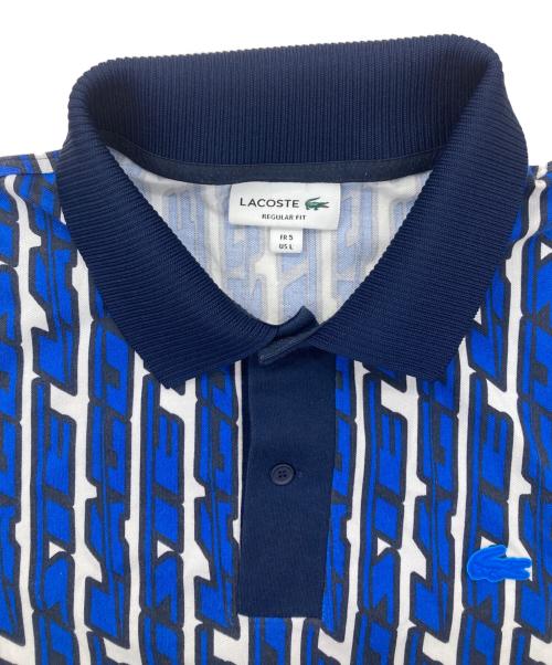 LACOSTE（ラコステ）LACOSTE (ラコステ) ポロシャツ ブルー サイズ:Lの古着・服飾アイテム