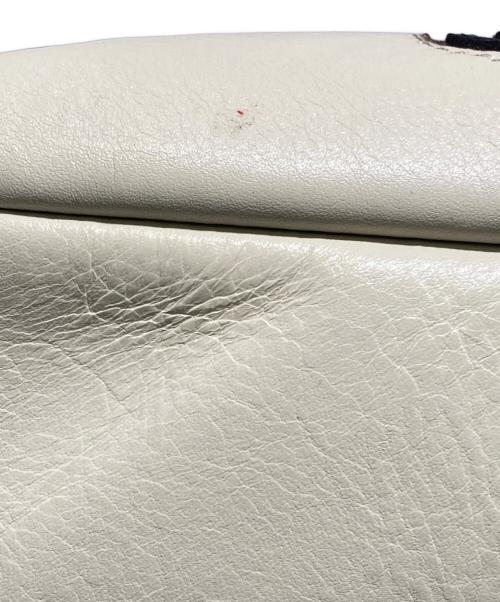 AVIREX（アヴィレックス）AVIREX (アヴィレックス) VARSITY LEATHER MINI－BOSTON BAG/2WAYミニボストンバッグ ホワイトの古着・服飾アイテム