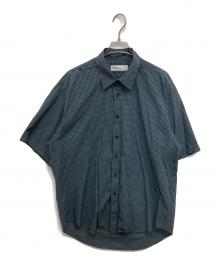 THE SEED BY WILLY CHAVARRIA（ザ シード バイ ウィリーチャバリア）の古着「GRAPE SHIRTS CHECKED/半袖チェックシャツ」｜グレー