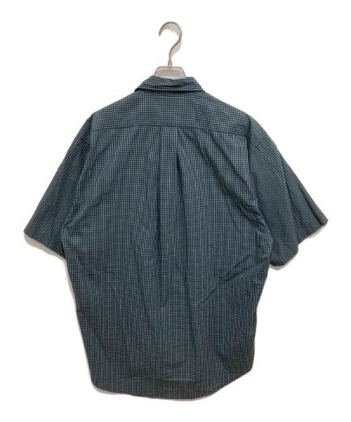 THE SEED BY WILLY CHAVARRIA（ザ シード バイ ウィリーチャバリア）THE SEED BY WILLY CHAVARRIA (ザ シード バイ ウィリーチャバリア) GRAPE SHIRTS CHECKED/半袖チェックシャツ グレー サイズ:Freeの古着・服飾アイテム