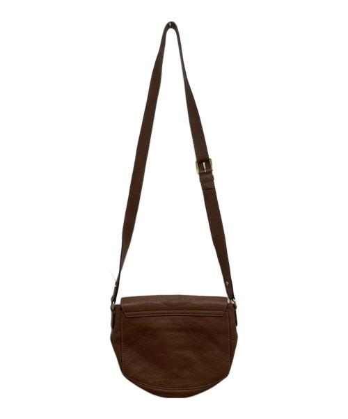 FURLA（フルラ）FURLA (フルラ) レザーショルダーバッグ ブラウンの古着・服飾アイテム