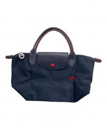 LONGCHAMP（ロンシャン）の古着「折り畳みトートバッグ」｜ネイビー