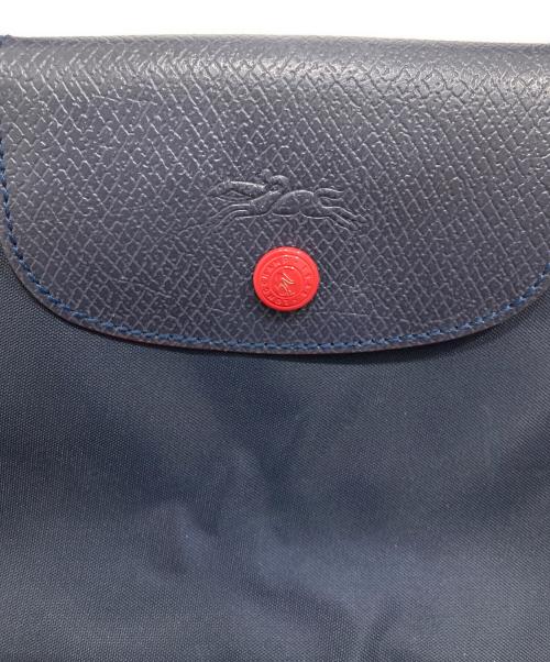 LONGCHAMP（ロンシャン）LONGCHAMP (ロンシャン) 折り畳みトートバッグ ネイビーの古着・服飾アイテム