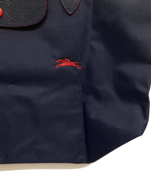 LONGCHAMP（ロンシャン）LONGCHAMP (ロンシャン) 折り畳みトートバッグ ネイビーの古着・服飾アイテム