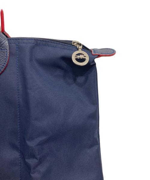 LONGCHAMP（ロンシャン）LONGCHAMP (ロンシャン) 折り畳みトートバッグ ネイビーの古着・服飾アイテム