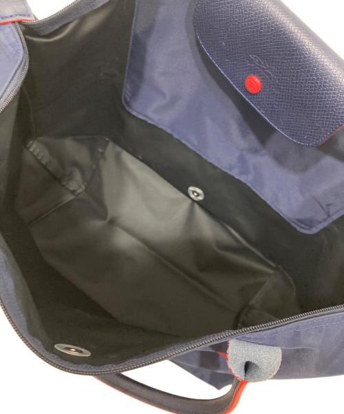 LONGCHAMP（ロンシャン）LONGCHAMP (ロンシャン) 折り畳みトートバッグ ネイビーの古着・服飾アイテム