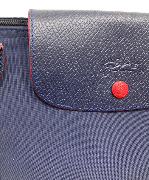 LONGCHAMP（ロンシャン）LONGCHAMP (ロンシャン) 折り畳みトートバッグ ネイビーの古着・服飾アイテム