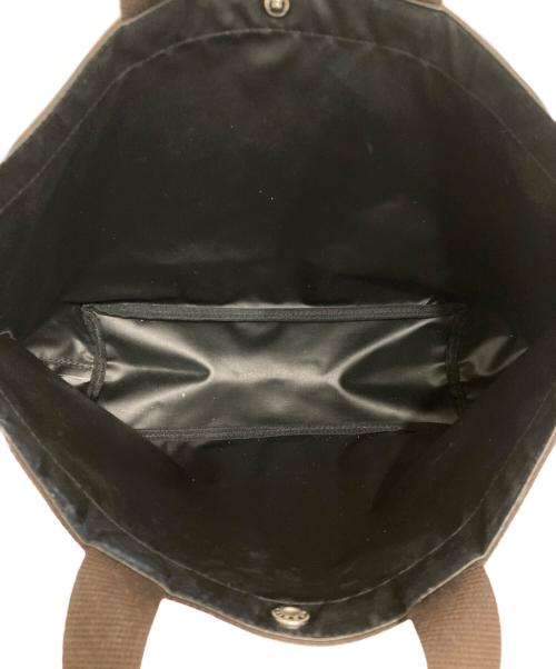 Herve Chapelier（エルベシャプリエ）Herve Chapelier (エルベシャプリエ) 704Cコーデュラスクエアトートバッグ グレーの古着・服飾アイテム