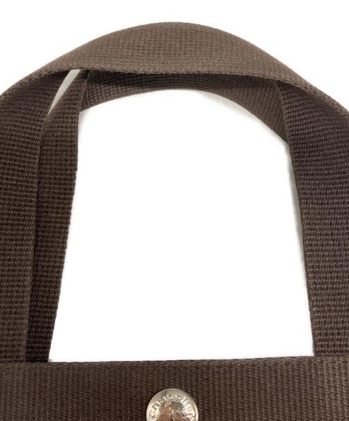 Herve Chapelier（エルベシャプリエ）Herve Chapelier (エルベシャプリエ) 704Cコーデュラスクエアトートバッグ グレーの古着・服飾アイテム