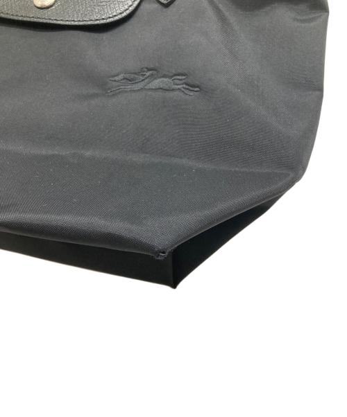 LONGCHAMP（ロンシャン）LONGCHAMP (ロンシャン) LE PLIAGE GREEN TOP S/折り畳みトートバッグ ブラックの古着・服飾アイテム