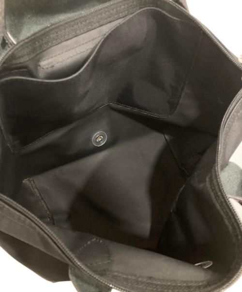 LONGCHAMP（ロンシャン）LONGCHAMP (ロンシャン) LE PLIAGE GREEN TOP S/折り畳みトートバッグ ブラックの古着・服飾アイテム