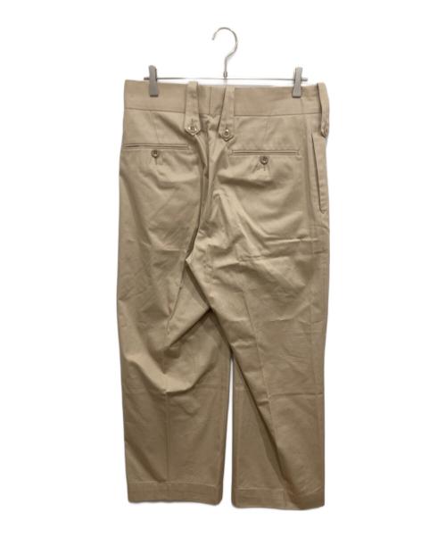 Tangent（タンジェント）Tangent (タンジェント) HENRYグルカパンツ/タックチノワイドパンツ ベージュ サイズ:48の古着・服飾アイテム