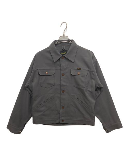 Wrangler（ラングラー）Wrangler (ラングラー) ランチャービッグシルエットジャケット グレー サイズ:XLの古着・服飾アイテム