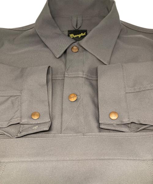 Wrangler（ラングラー）Wrangler (ラングラー) ランチャービッグシルエットジャケット グレー サイズ:XLの古着・服飾アイテム