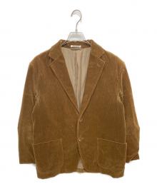 AURALEE（オーラリー）の古着「WASHED CORDUROY JACKET/揉み洗い加工コーデュロイテーラードジャケット」｜ブラウン