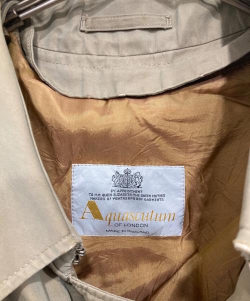Aquascutum（アクアスキュータム）Aquascutum (アクアスキュータム) ライナー付トレンチコート ベージュ サイズ:M14の古着・服飾アイテム