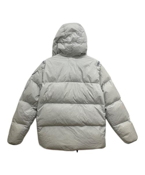 STONE ISLAND（ストーンアイランド）STONE ISLAND (ストーンアイランド) ガーメントダイナイロンレップスフーデッドダウン/GARMENT DYED CRINKLE REPS R-NY グレー サイズ:Mの古着・服飾アイテム