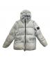 STONE ISLAND（ストーンアイランド）の古着「ガーメントダイナイロンレップスフーデッドダウン/GARMENT DYED CRINKLE REPS R-NY」｜グレー