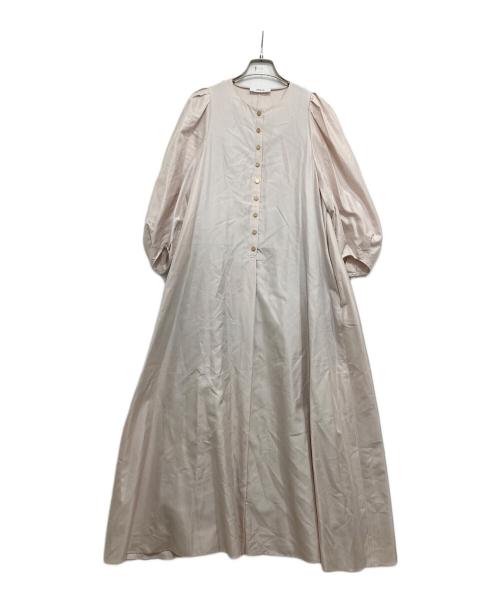 ebure（エブール）ebure (エブール) シルクワンピース ピンク サイズ:36の古着・服飾アイテム