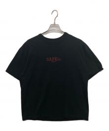 SAPEur（サプール）の古着「デニスロッドマンプリントTシャツ」｜ブラック