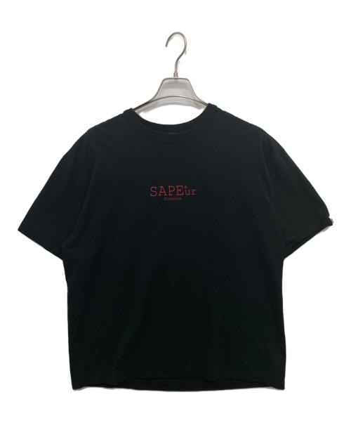 SAPEur（サプール）SAPEur (サプール) デニスロッドマンプリントTシャツ ブラック サイズ:Lの古着・服飾アイテム