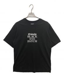 THE BLACK EYE PATCH×thisisneverthat（ブラックアイパッチ×ディスイズネバーザット）の古着「プリントTシャツ」｜ブラック