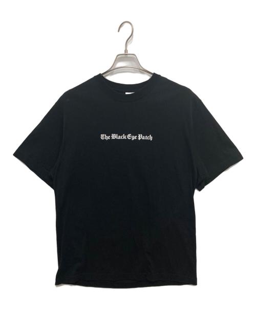 THE BLACK EYE PATCH（ブラックアイパッチ）THE BLACK EYE PATCH (ブラックアイパッチ) Times Tee/プリントTシャツ ブラック サイズ:Lの古着・服飾アイテム