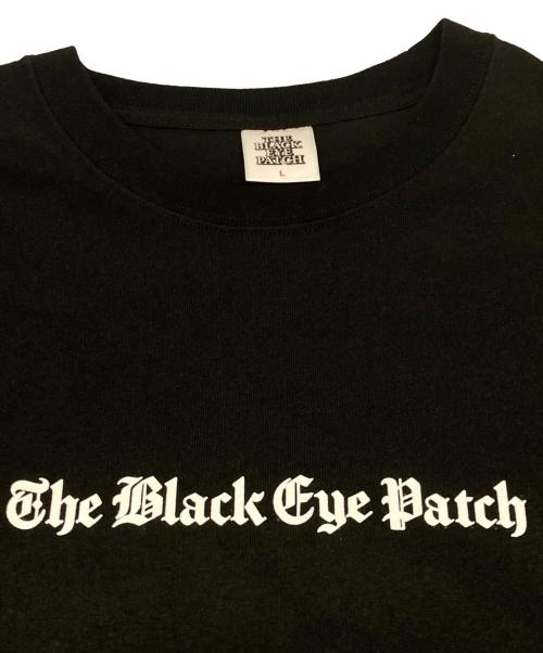 THE BLACK EYE PATCH（ブラックアイパッチ）THE BLACK EYE PATCH (ブラックアイパッチ) Times Tee/プリントTシャツ ブラック サイズ:Lの古着・服飾アイテム