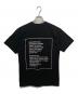 NEIGHBORHOOD (ネイバーフッド) WIND AND SEA (ウィンダンシー) NHWDS-1 / C-TEE.SS/コラボプリントTシャツ ブラック サイズ:M：6000円