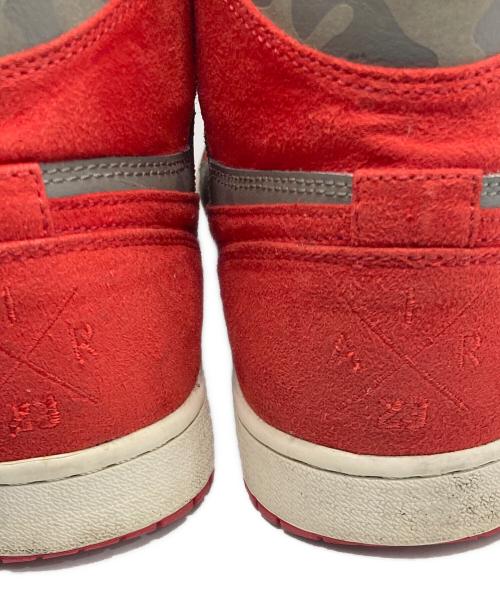 NIKE（ナイキ）NIKE (ナイキ) AirJordan 1 Retro High Camo 3M Bred グレー×レッド サイズ:27.5cmの古着・服飾アイテム