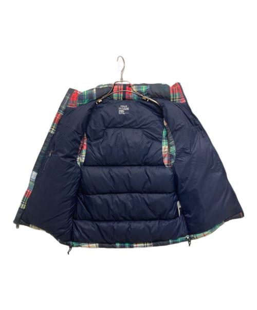 POLO RALPH LAUREN（ポロ・ラルフローレン）POLO RALPH LAUREN (ポロ・ラルフローレン) パッチワークチェックダウンベスト マルチカラー サイズ:170/92A(S)の古着・服飾アイテム
