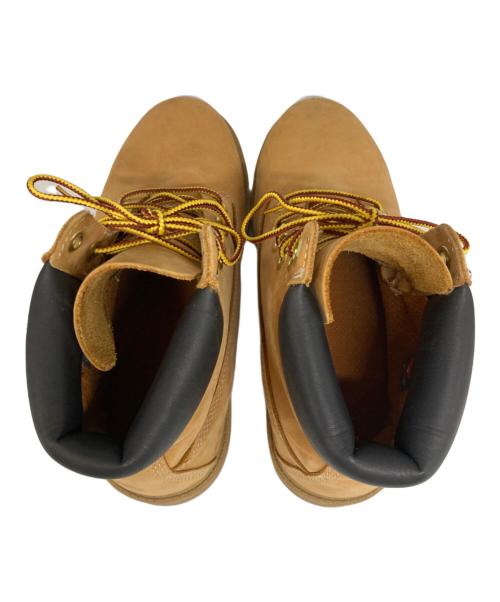 Timberland（ティンバーランド）Timberland (ティンバーランド) 6INCH PREMIUM WATERPROOF BOOT JUNIORS ベージュ サイズ:24の古着・服飾アイテム