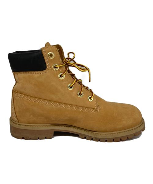 Timberland（ティンバーランド）Timberland (ティンバーランド) 6INCH PREMIUM WATERPROOF BOOT JUNIORS ベージュ サイズ:24の古着・服飾アイテム