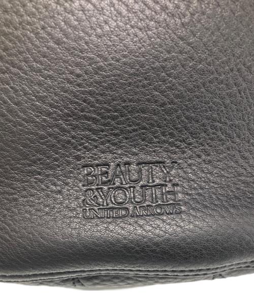 BEAUTY&YOUTH UNITED ARROWS（ビューティーアンドユースユナイテッドアローズ）BEAUTY&YOUTH UNITED ARROWS (ビューティーアンドユースユナイテッドアローズ) スタンダードレザーパース ブラックの古着・服飾アイテム