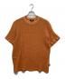 stussy（ステューシー）の古着「COTTON MESH SS CREW」｜オレンジ