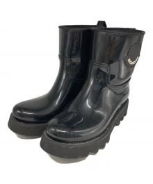 MONCLER（モンクレール）の古着「GINETTE レインブーツ」｜ブラック