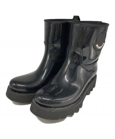 1回のみ着用★モンクレール★レインブーツ★36★黒★バーニーズニューヨーク購入 中古・古着通販】MONCLER (モンクレール) GINETTE レインブーツ