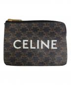 CELINEセリーヌ）の古着「トリオンフ コインケース」｜ブラウン