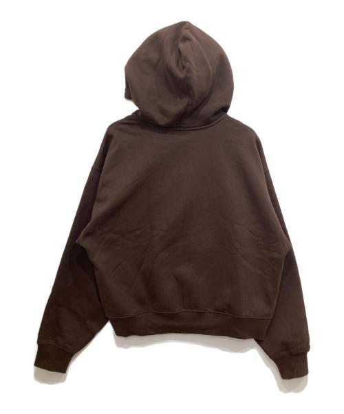 NIKE（ナイキ）NIKE (ナイキ) stussy (ステューシー) STONE WASHED FLEECE ZIP HOODIE ブラウン サイズ:Mの古着・服飾アイテム