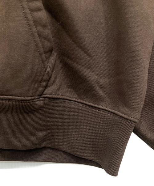 NIKE（ナイキ）NIKE (ナイキ) stussy (ステューシー) STONE WASHED FLEECE ZIP HOODIE ブラウン サイズ:Mの古着・服飾アイテム