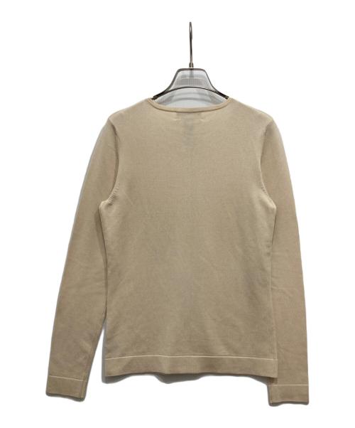 LAUREN RALPH LAUREN（ローレン ラルフ ローレン）LAUREN RALPH LAUREN (ローレン ラルフ ローレン) シルク混ニットカーディガン アイボリー サイズ:Pの古着・服飾アイテム