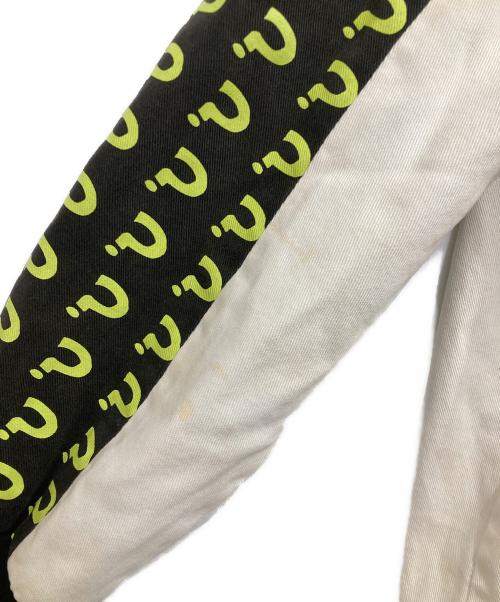 DC COMICS（ディーシーコミックス）DC COMICS (ディーシーコミックス) 00s Riddler レーシングジャケット ホワイト×ブラック サイズ:XLの古着・服飾アイテム