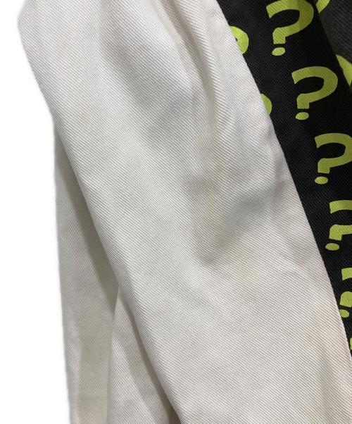 DC COMICS（ディーシーコミックス）DC COMICS (ディーシーコミックス) 00s Riddler レーシングジャケット ホワイト×ブラック サイズ:XLの古着・服飾アイテム