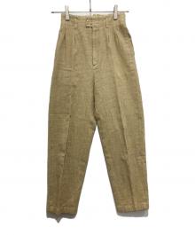 6(ROKU) BEAUTY&YOUTH（ロク ビューティーアンドユース）の古着「BACK GOMU PANTS/パンツ」｜ベージュ