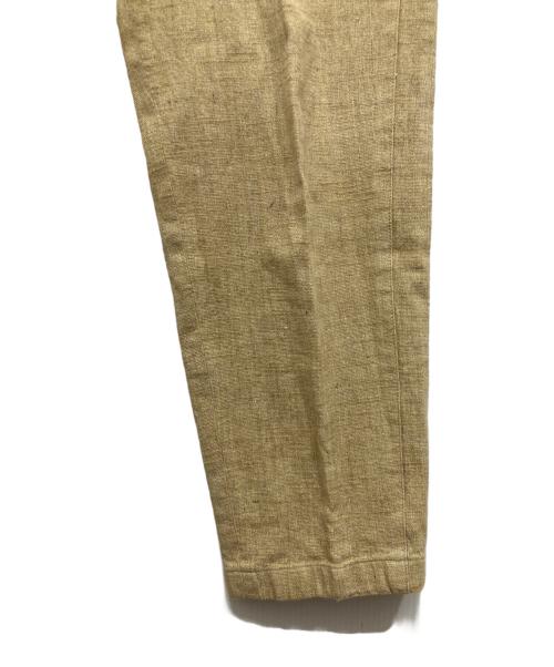 6(ROKU) BEAUTY&YOUTH（ロク ビューティーアンドユース）6(ROKU) BEAUTY&YOUTH (ロク ビューティーアンドユース) BACK GOMU PANTS/パンツ ベージュ サイズ:34の古着・服飾アイテム