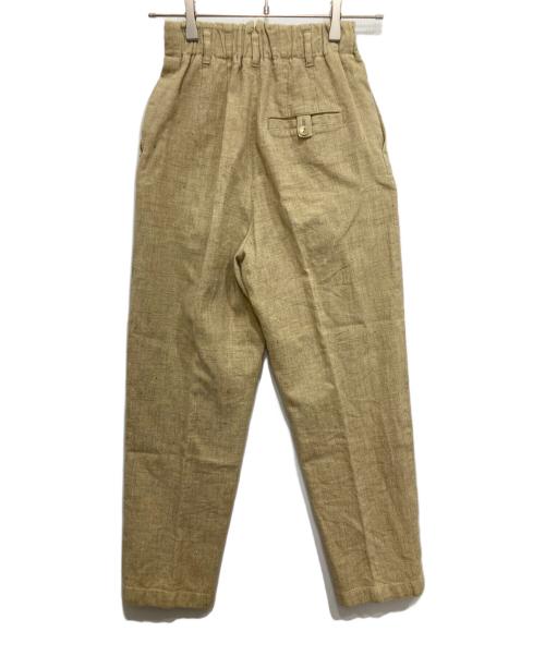6(ROKU) BEAUTY&YOUTH（ロク ビューティーアンドユース）6(ROKU) BEAUTY&YOUTH (ロク ビューティーアンドユース) BACK GOMU PANTS/パンツ ベージュ サイズ:34の古着・服飾アイテム