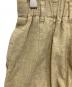 中古・古着 6(ROKU) BEAUTY&YOUTH (ロク ビューティーアンドユース) BACK GOMU PANTS/パンツ ベージュ サイズ:34：4000円