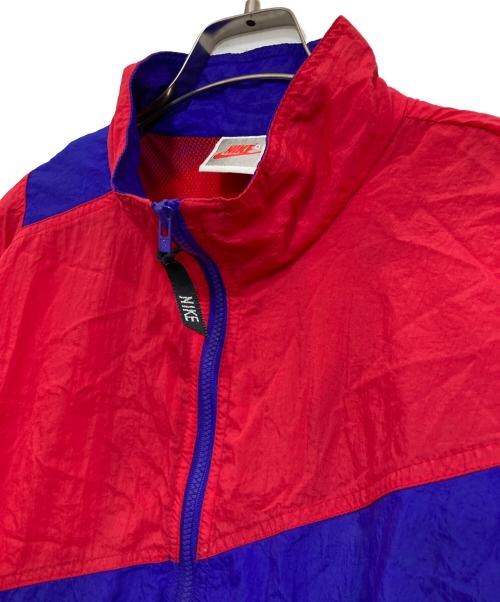 NIKE（ナイキ）NIKE (ナイキ) 90’sジップアップジャケット レッド×ブルー サイズ:Lの古着・服飾アイテム