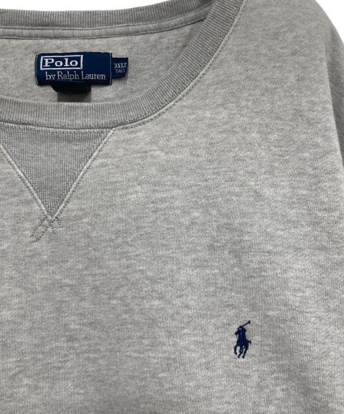 POLO RALPH LAUREN（ポロ・ラルフローレン）POLO RALPH LAUREN (ポロ・ラルフローレン) 90’s前Vブランクスウェット グレー サイズ:3XLTの古着・服飾アイテム